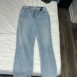 Abercrombie 90s Straight High Rise Jeans - Curve Love